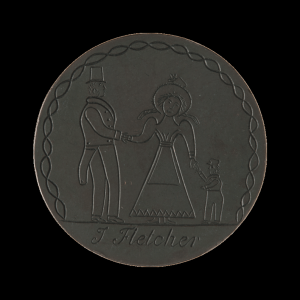 Convict love token National Museum of Australia  http://love-tokens.nma.gov.au/tags/child-figure/2008.0039.0269 
