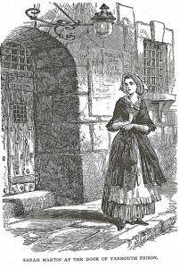 Sarah Martin at gate