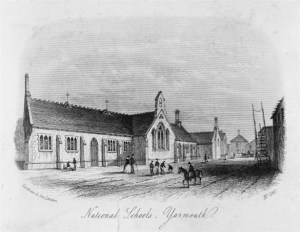 Children playing outside St Peter's Free School Courtesy Norfolk County Council