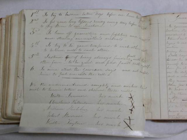 The Rules, pasted in Sarah Martin's Everyday Book