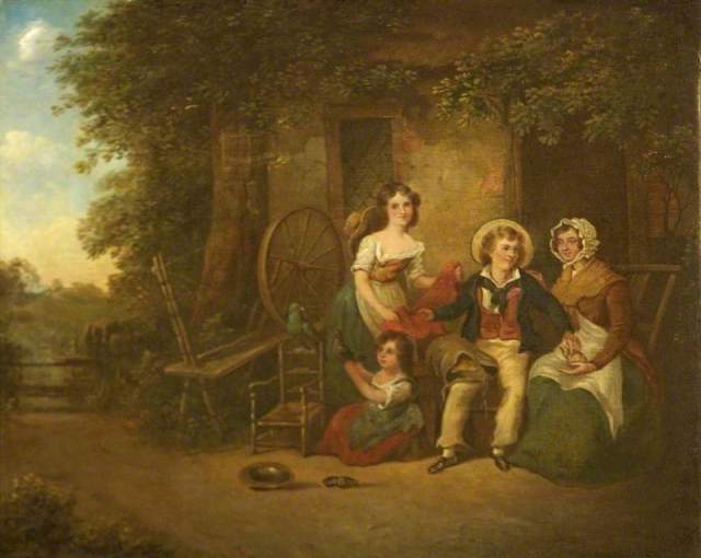 Bigg, William Redmore, 1755-1828; The Sailor Boy's Return from a Prosperous Voyage